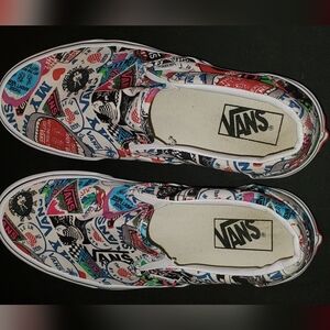 Vans Colorful Graphic Slip-On Sneakers